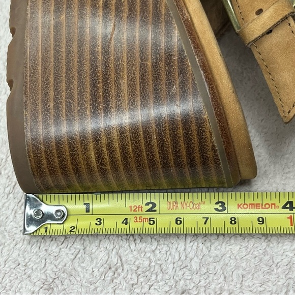 Sorel Nadia Block Heel Open Toe Slingback Mules-Tan Nubuck-Women’s 10-Classic - Picture 13 of 13